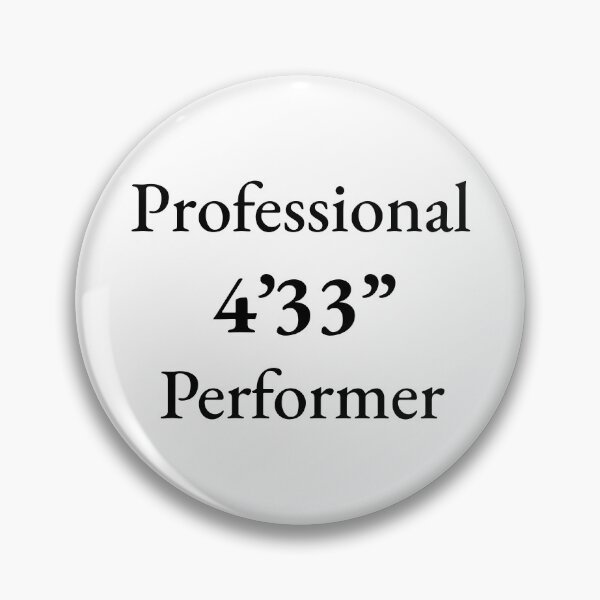 Item preview, Professional 4'33" performer designed and sold by ThingsForFun.