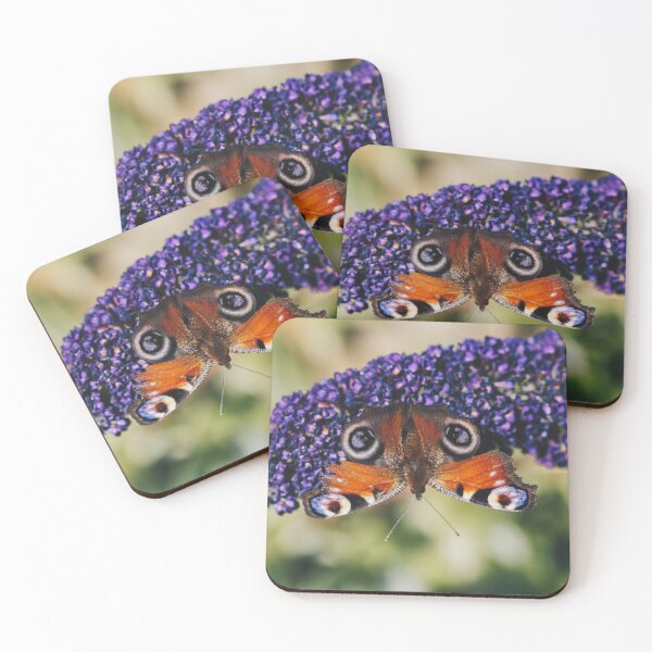 Item preview, Peacock Butterfly on Buddleia  designed and sold by CumbriaArt.