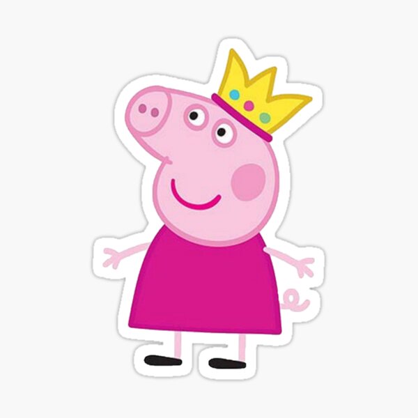 Cerdito peppa Pegatina