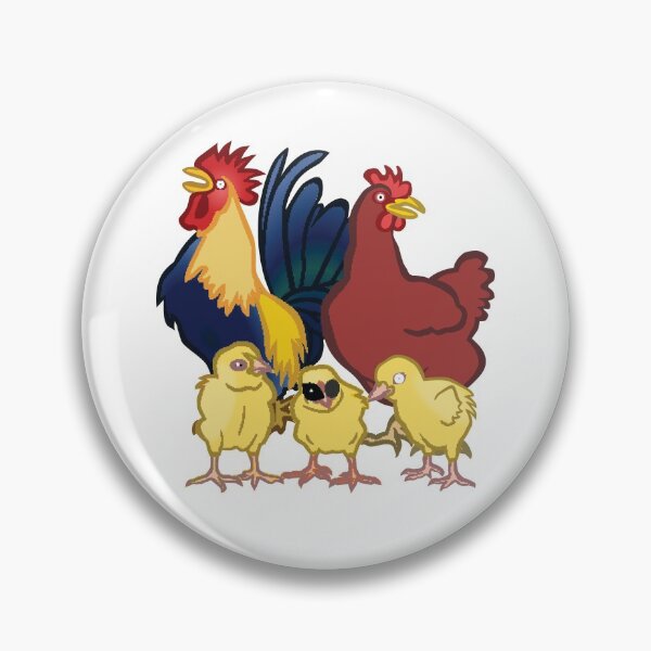 Item preview, Chicken Family -funny chicken design on white designed and sold by katiekendall.