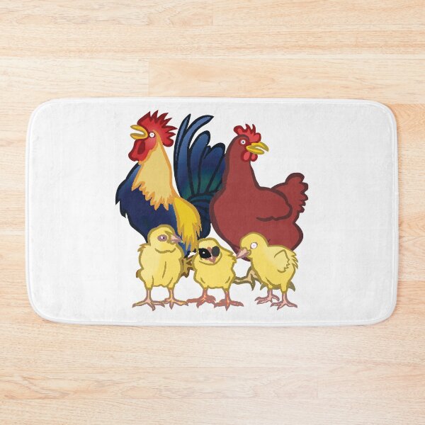 Item preview, Chicken Family -funny chicken design on white designed and sold by katiekendall.