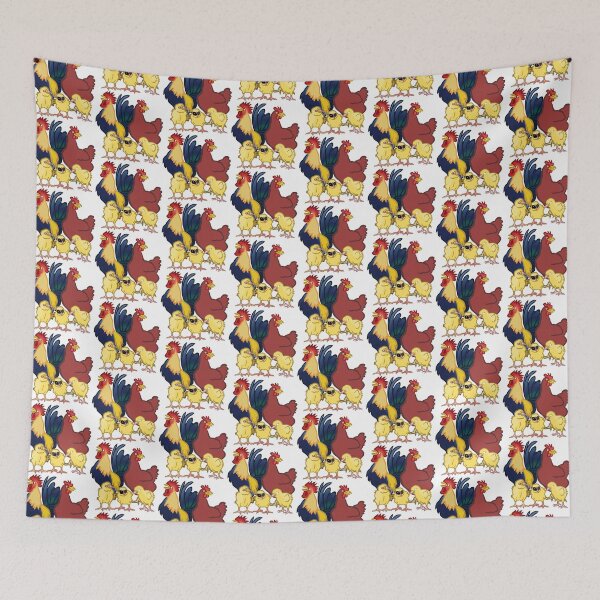Item preview, Chicken Family -funny chicken design on white designed and sold by katiekendall.