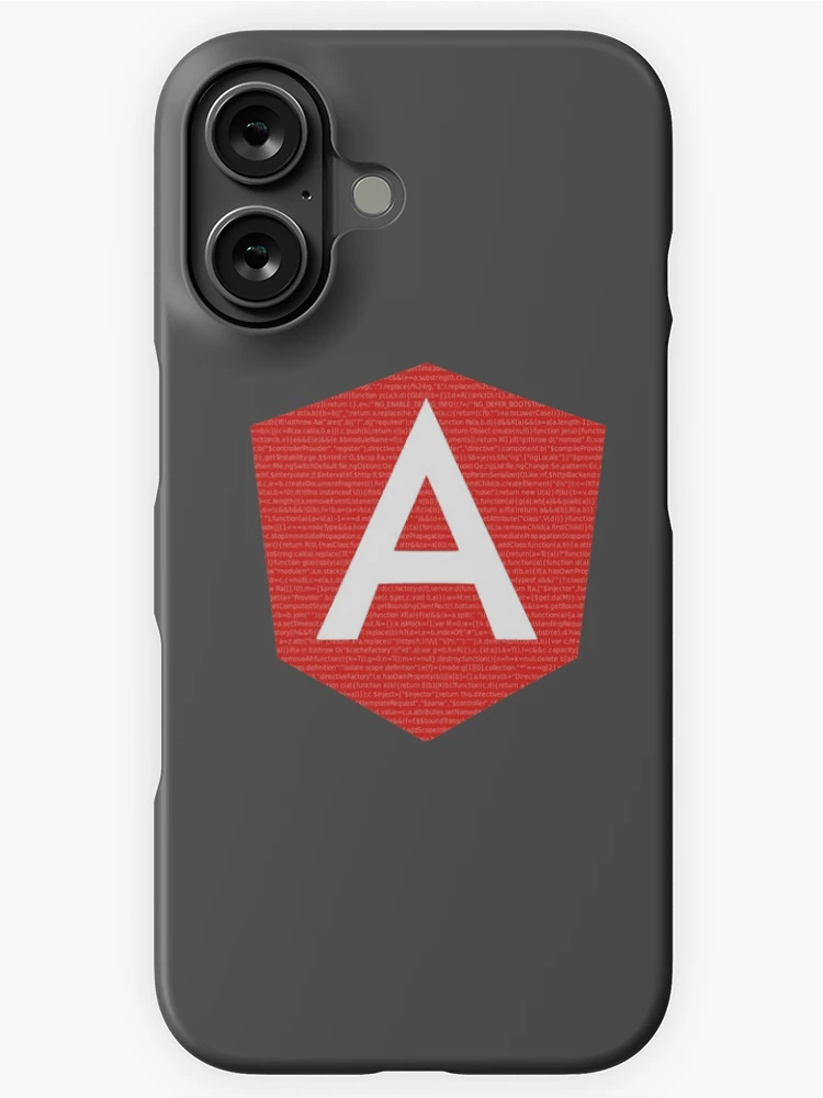Thumbnail 1 of 4, iPhone Case, AngularJS with code background designed and sold by maximumart.