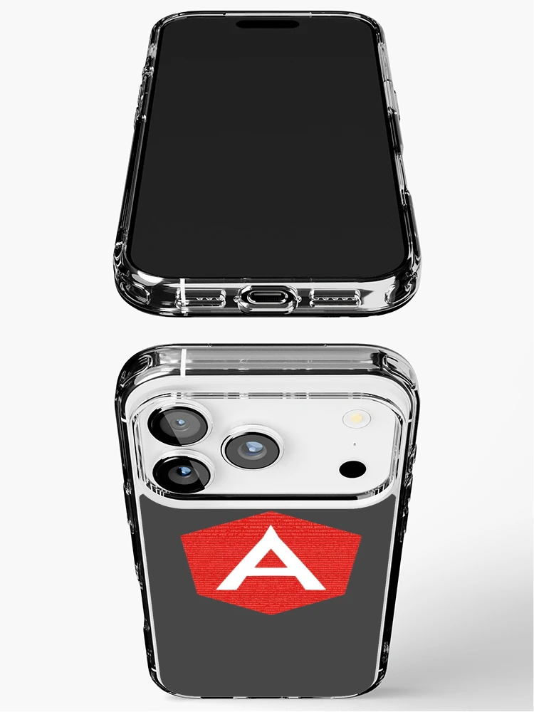Thumbnail 3 of 5, iPhone Case, AngularJS with code background designed and sold by maximumart.