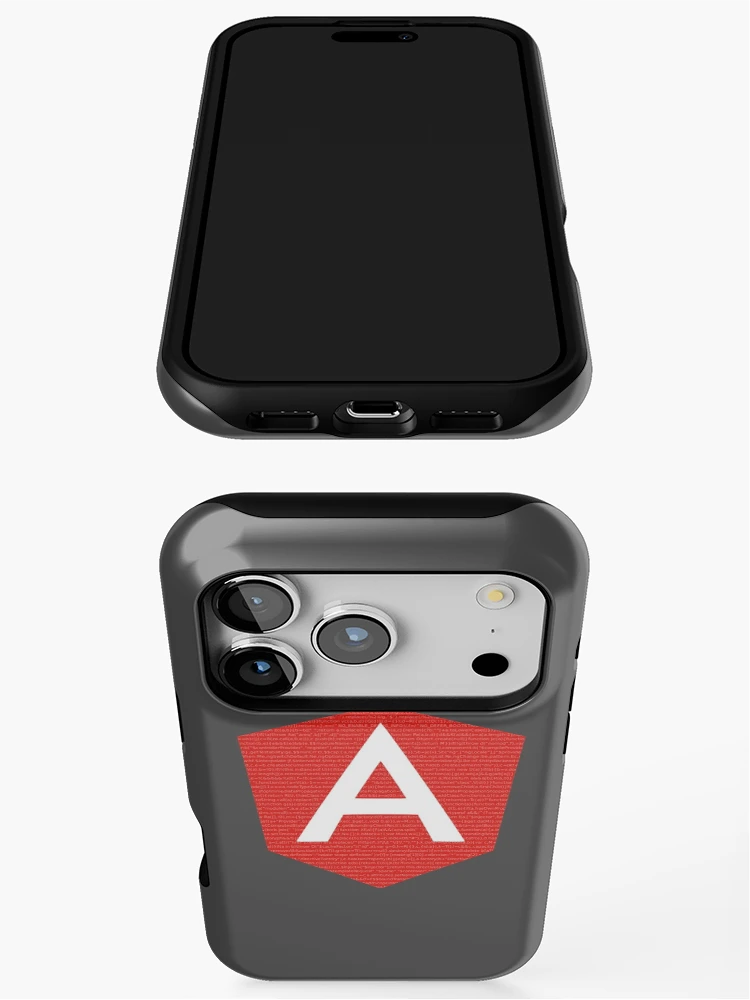 Thumbnail 3 of 4, iPhone Case, AngularJS with code background designed and sold by maximumart.