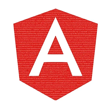 Artwork thumbnail, AngularJS with code background by maximumart