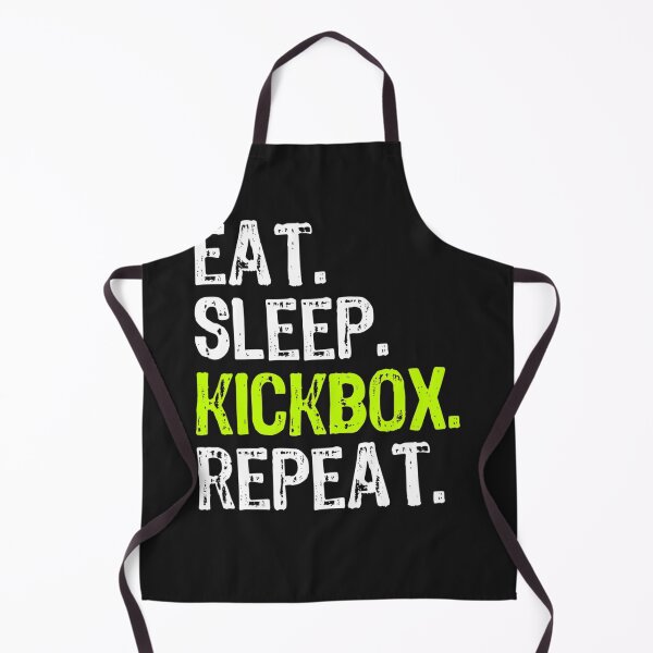 Item preview, Eat Sleep Kickbox Repeat Kickboxing Kick Boxing Gift designed and sold by SusanHoover.