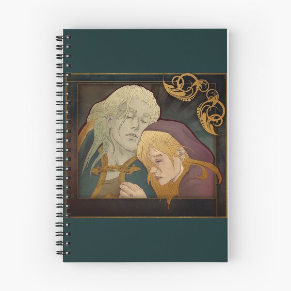 Item preview, Arthas & Jaina in Art Nouveau style designed and sold by AlexaelArtworks.