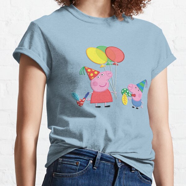 Anniversaire de petit cochon peppa T-shirt classique