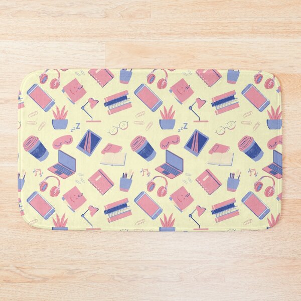 Item preview, A DAY IN MY LIFE AS A STUDENT Cute Pattern / Doodle designed and sold by Sajuade.