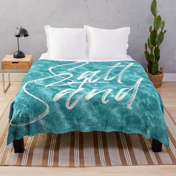Item preview, Beach quote inspired by beautiful ocean shades designed and sold by SilverSpiral.