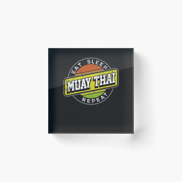 Artikelvorschau, Essen Sie Schlaf Muay Thai Repeat Badge Style Thai Boxen entworfen und verkauft von SusanHoover.