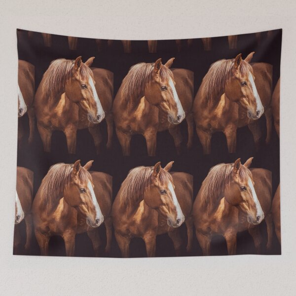 Item preview, Cute and friendly horse looking attentively. designed and sold by AylaHarbich.