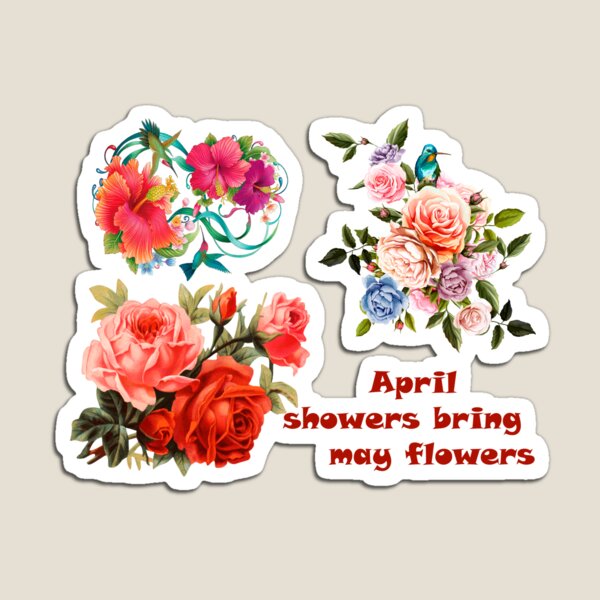Item preview, april showers bring may flowers designed and sold by DiZaKon.