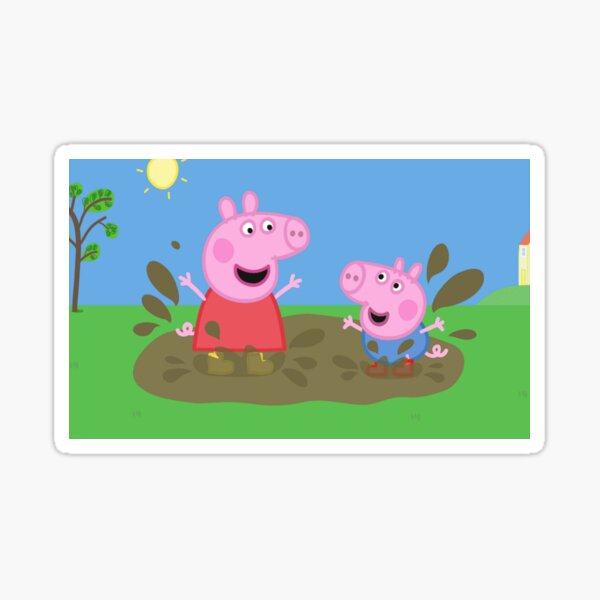 Cerdito Peppa familia Pegatina