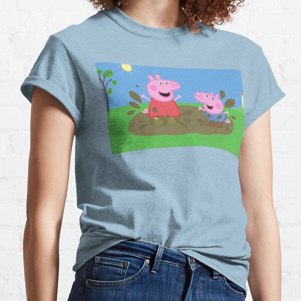 Petite famille de peppa de cochon T-shirt classique