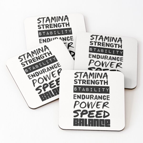 Item preview, Stamina Strength Stability Endurance Power Speed Balance designed and sold by Allyoudois.