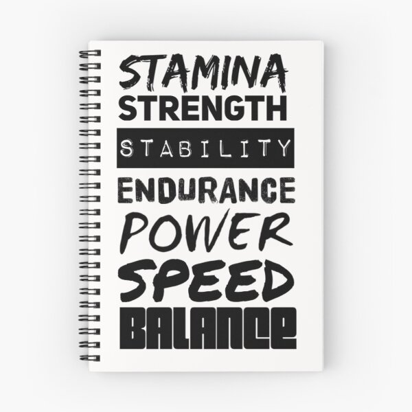 Item preview, Stamina Strength Stability Endurance Power Speed Balance designed and sold by Allyoudois.