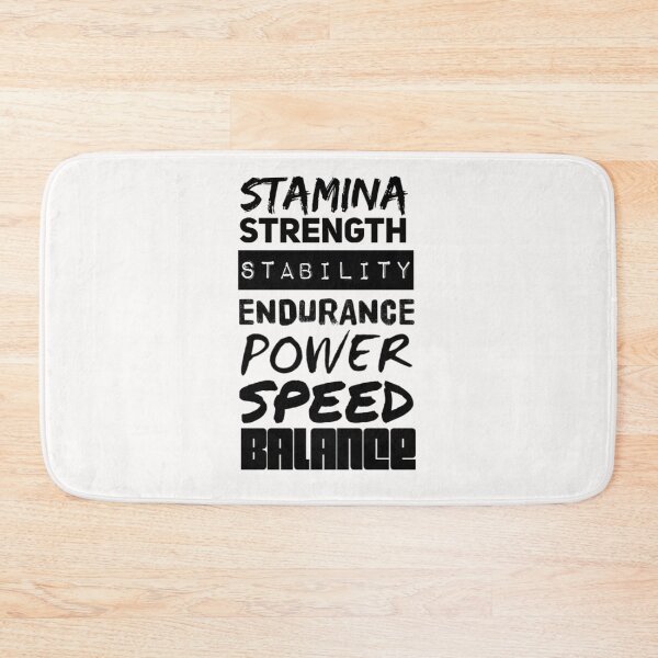 Item preview, Stamina Strength Stability Endurance Power Speed Balance designed and sold by Allyoudois.