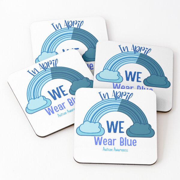 Item preview, Rainbow In April We Wear Blue Autism Awareness designed and sold by PIXEcompany.