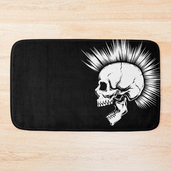 Item preview, Punk Skull with Mohawk designed and sold by Ikaroots.