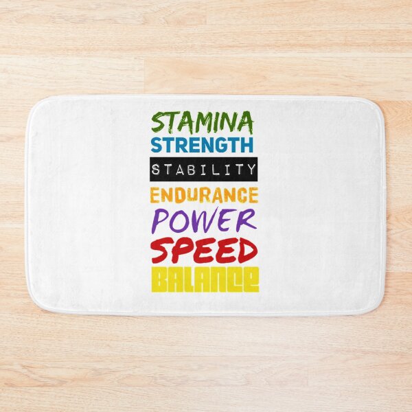 Item preview, Stamina Strength Stability Endurance Power Speed Balance designed and sold by Allyoudois.