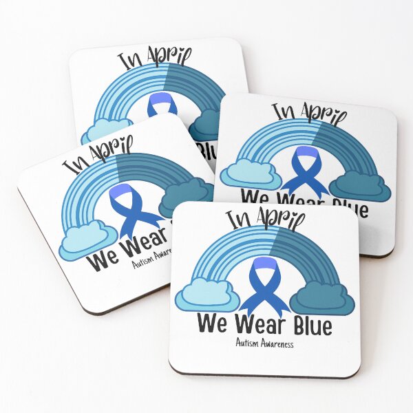 Item preview, Rainbow In April We Wear Blue Autism Awareness designed and sold by PIXEcompany.