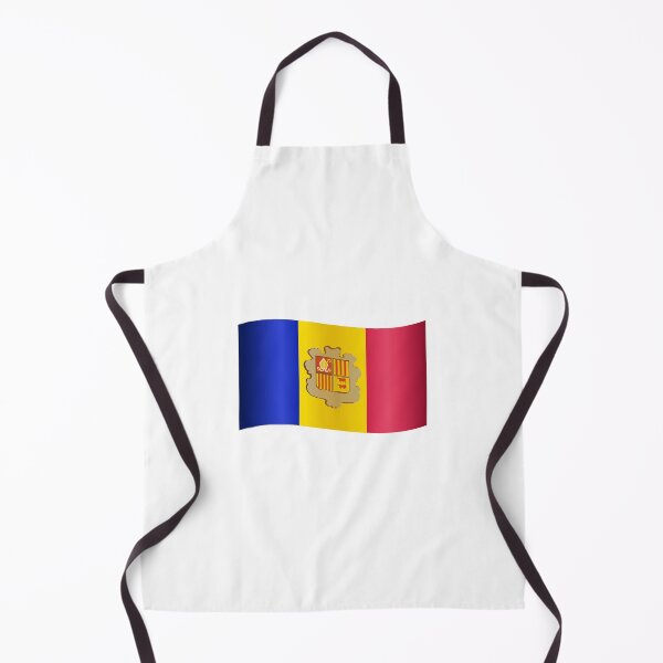 Item preview, Andorra Flag designed and sold by simpledesigners.