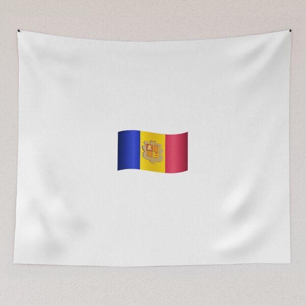 Item preview, Andorra Flag designed and sold by simpledesigners.
