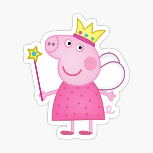 Cerdito peppa cumpleaños Pegatina