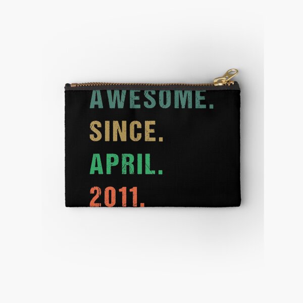 Item preview, Awesome Since April 2011 Tee 10th Birthday Gift 10 Years Premium designed and sold by midodesign20.