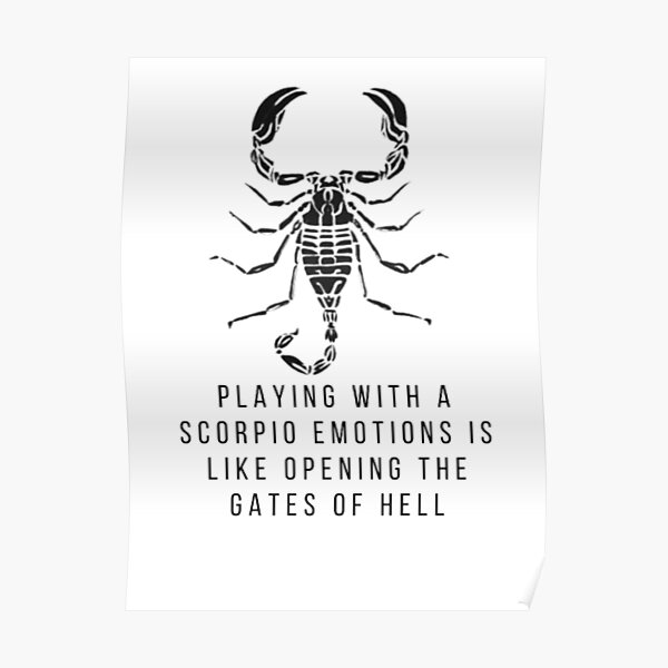 Posters Sur Le Theme Black Scorpion Redbubble