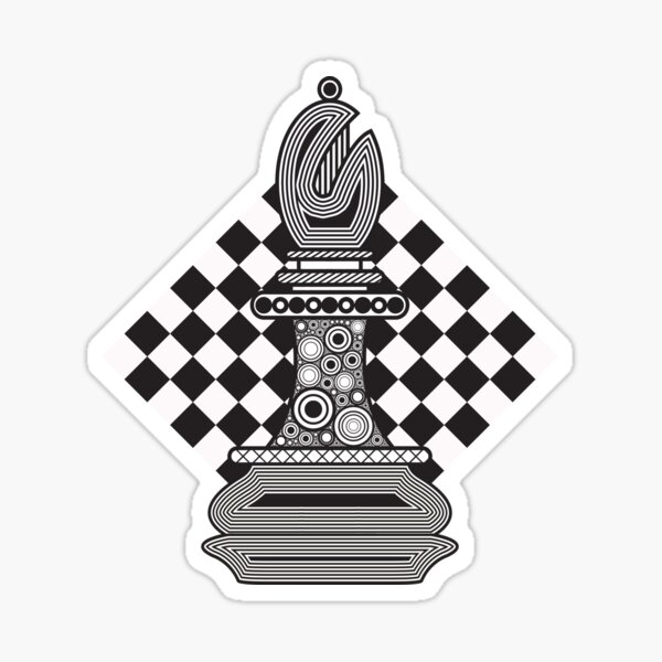 Chess Bishop Sticker