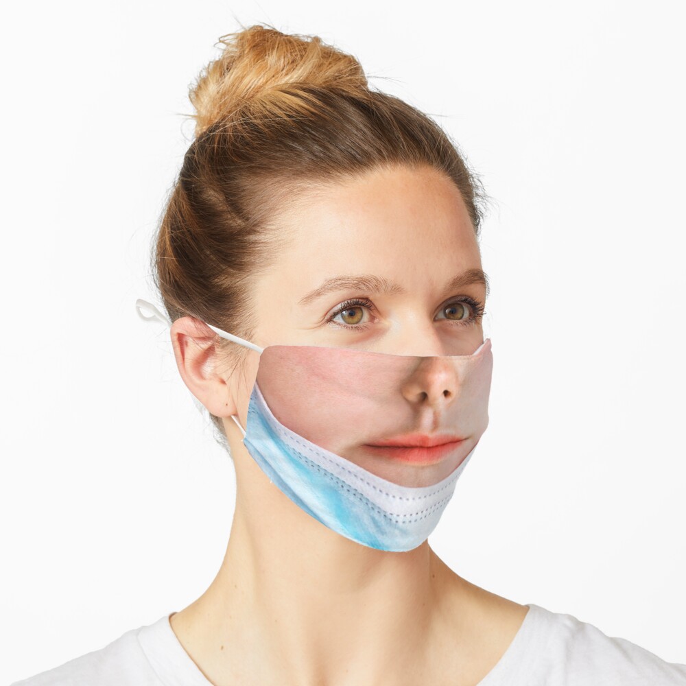 Badly worn medical mask - Girl Mask