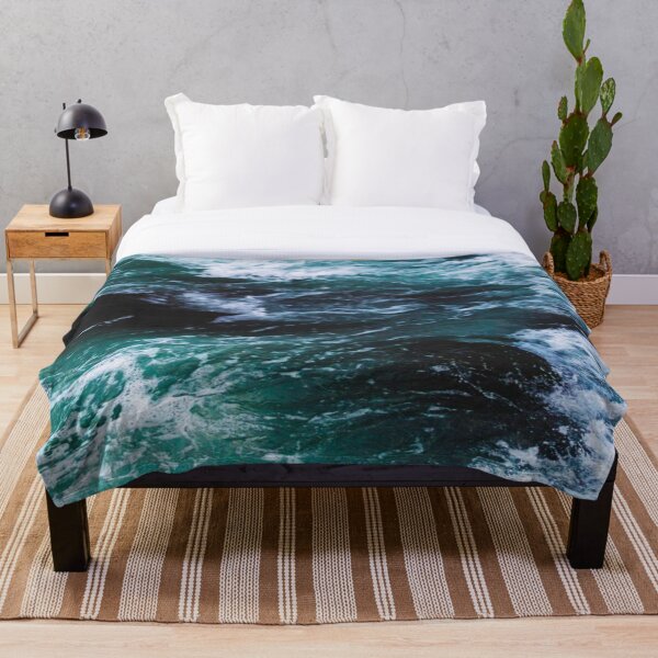 Aperçu de l'œuvre Blue Ocean, motifs de vagues créée et vendue par BEN-OKAL.
