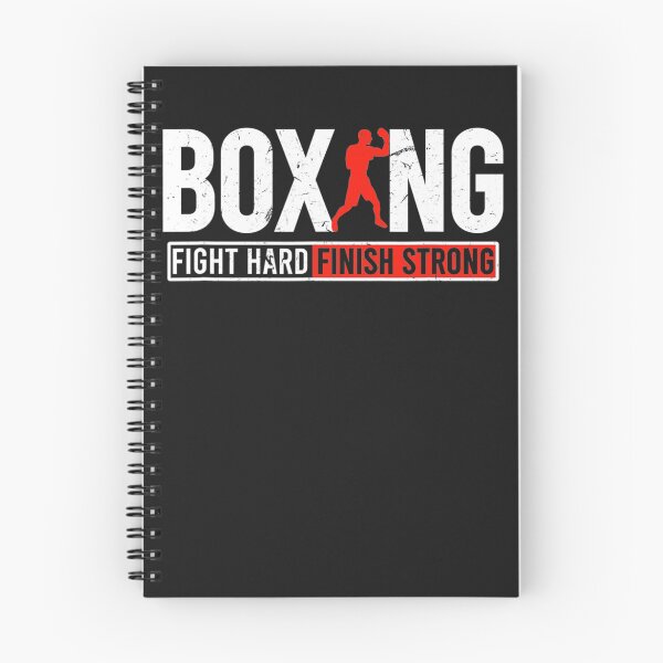 Artikelvorschau, Kämpfe hart und beendeMotivational Boxing Fighter Quote entworfen und verkauft von SusanHoover.