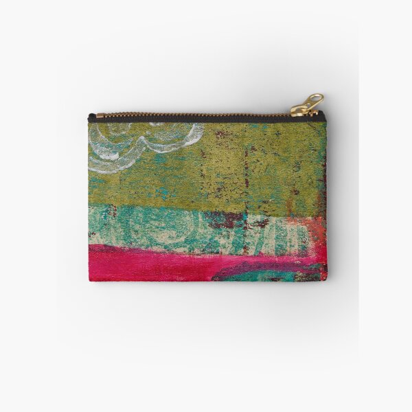 Item preview, patterned squares monoprint designed and sold by Karen Hammat.