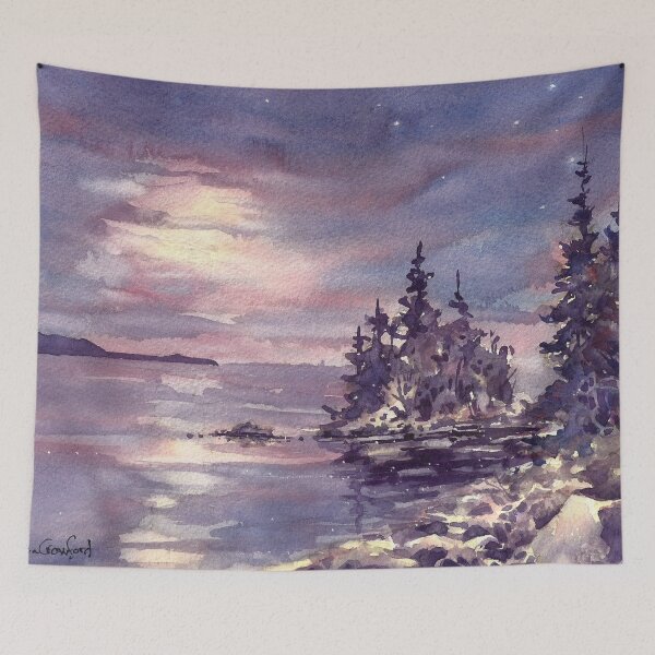 Item preview, Lake Superior Moonlit Night designed and sold by Ken Crawford.