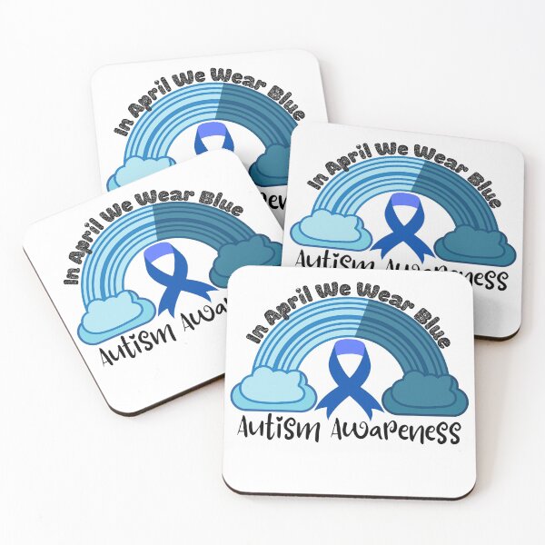 Item preview, Rainbow In April We Wear Blue Autism Awareness designed and sold by PIXEcompany.