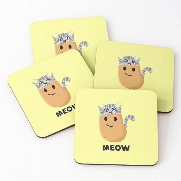 Item preview, Meow Potato Cat - Black designed and sold by SmileMiau.