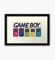 GAMEBOY COLOR Framed Print