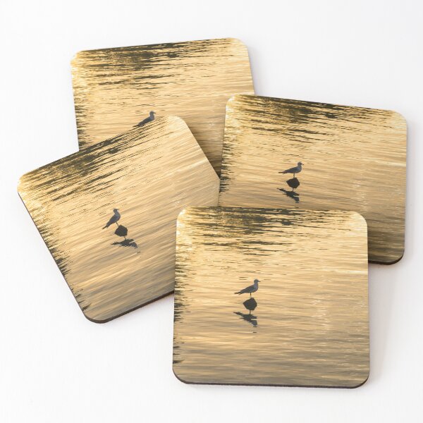 Item preview, Silky Gold with Seagull designed and sold by Georgia Mizuleva.