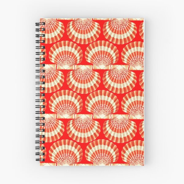 Item preview, Red Seashell pattern designed and sold by TheMoonCookie.