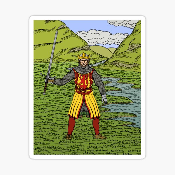 “Robert the Bruce” Sticker for Sale by RHFay | Redbubble