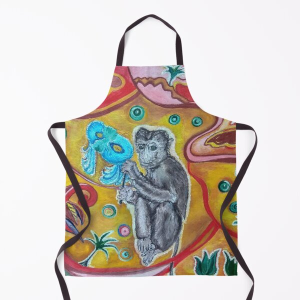 Item preview, Masquerade.Monkey. Oil painting. designed and sold by MariaSibireva.