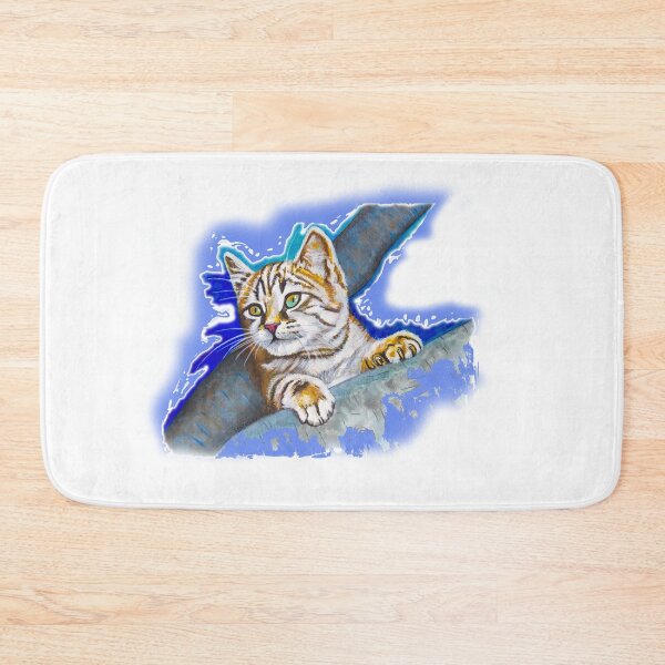 Item preview, Cat in a tree. Acrylic paint. Cutout version. designed and sold by Véronique Lestoquoy.