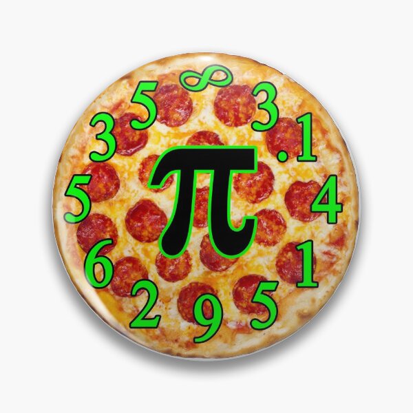 Artikelvorschau, Pizza-Pi-Tag entworfen und verkauft von EyeMagined.