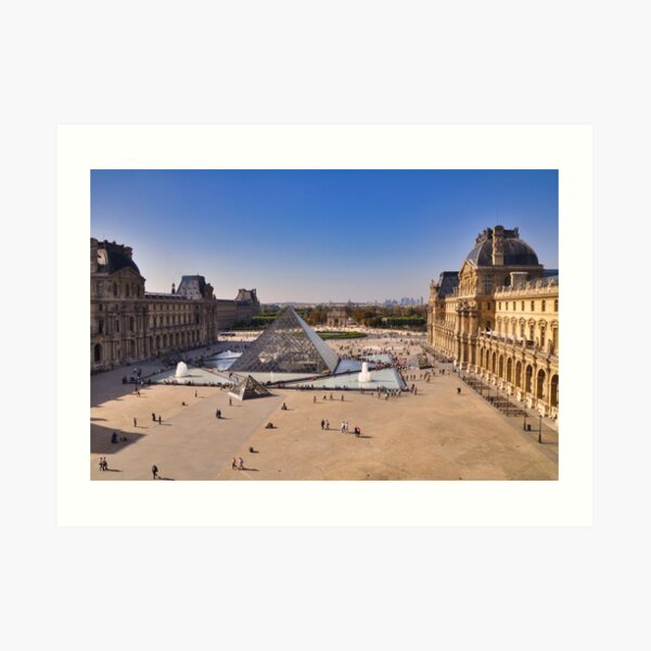 View from the Louvre, Paris Art Print