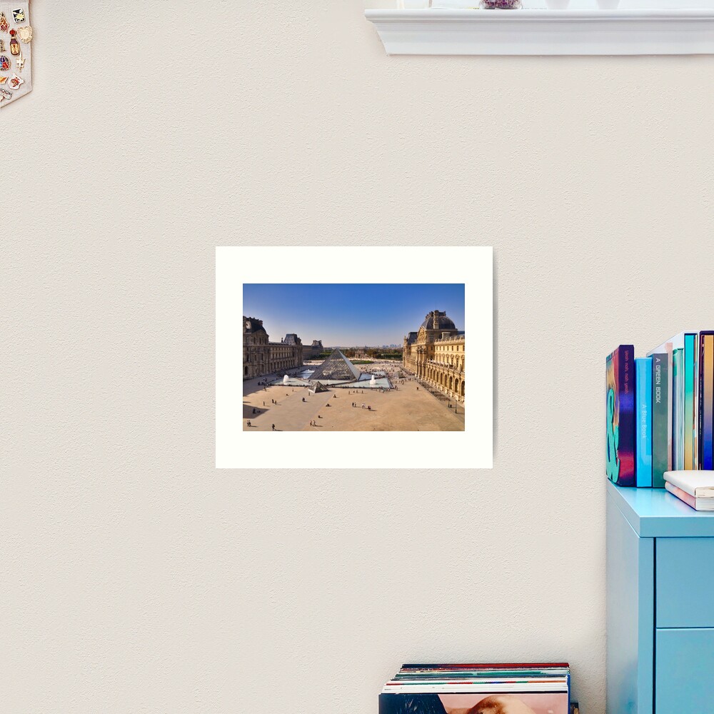 View from the Louvre, Paris Art Print