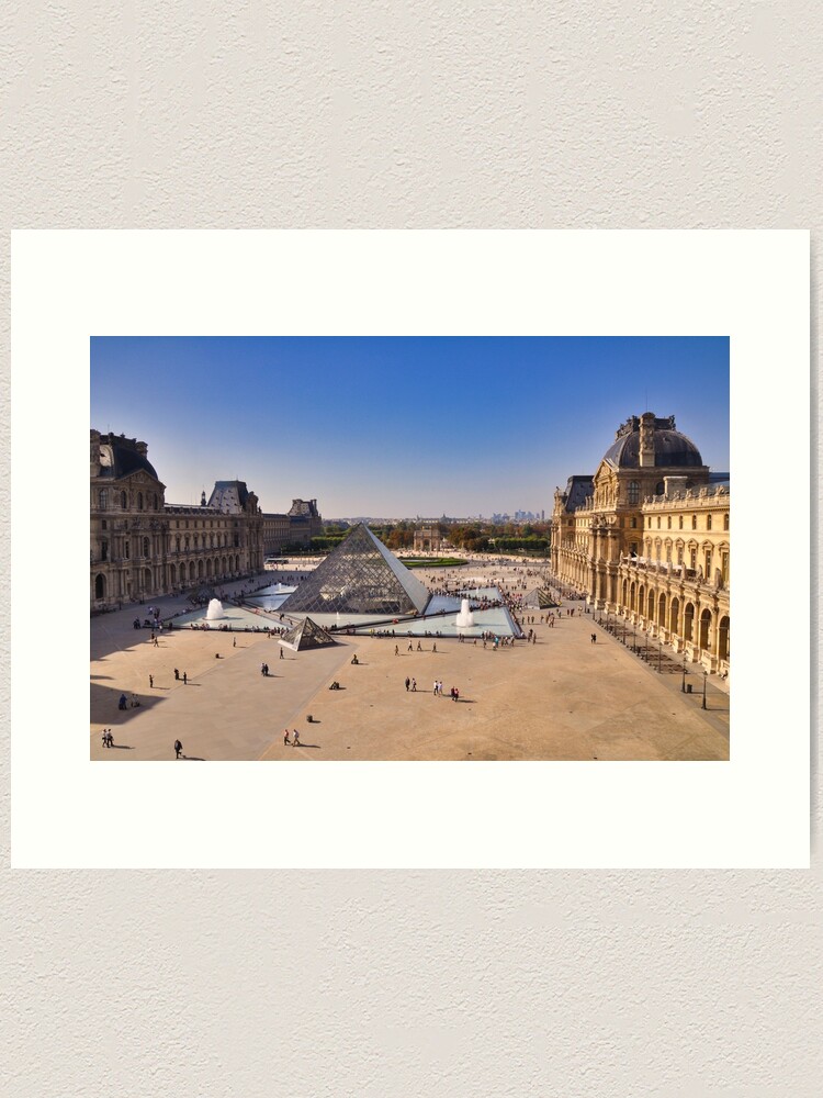 Alternate view of View from the Louvre, Paris Art Print